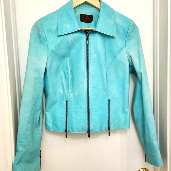 Danier Women's Real Leather Moto Jacket - Picture 1 of 11